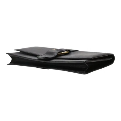 Pre-owned Cartier Trinity Black Multi-color Leather Coin Purse/coin Case ()