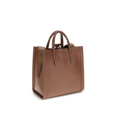 Casadei Brown Calf Leather Bos Taurus Shoulder Bag In Brown