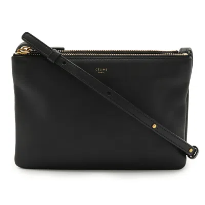 Pre-owned Celine Black Leather Pochette Shoulder Bag ()