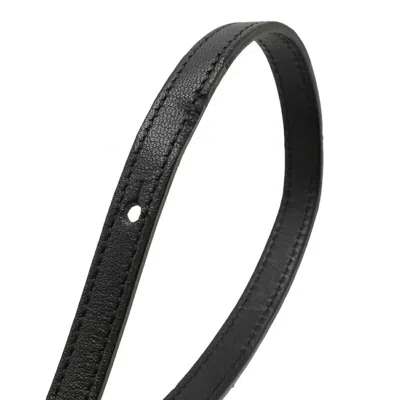 Pre-owned Celine Black Leather Pochette Shoulder Bag ()