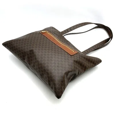 Pre-owned Celine Brown Pvc Leather Tote Bag ()