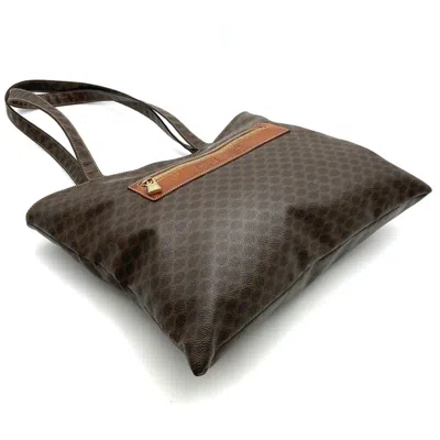 Pre-owned Celine Brown Pvc Leather Tote Bag ()
