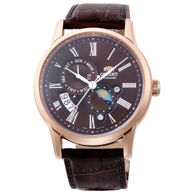 Orient Sun & Moon Men's Watch In Brown