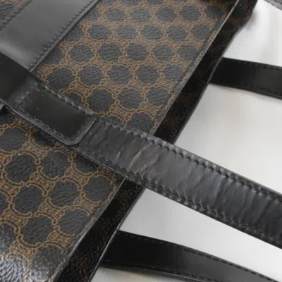 Pre-owned Celine Macadam Brown Pvc Leather Tote Bag ()