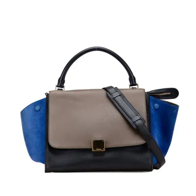 Pre-owned Celine Trapeze Multi-color Leather Handbag Shoulder Bag ()