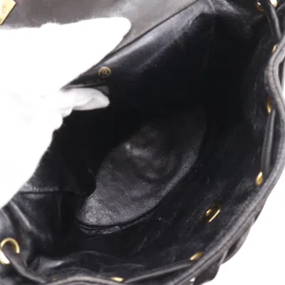Pre-owned Chanel Black Leather Backpack ()