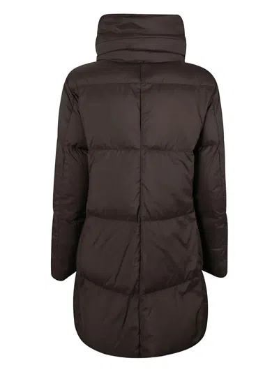 Herno A-shape Down Jacket In Ecoage Clothing In Black