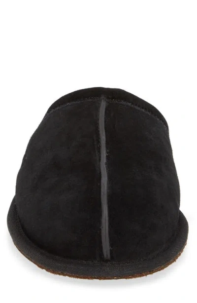 Ugg Scuff Suede Slippers In Black