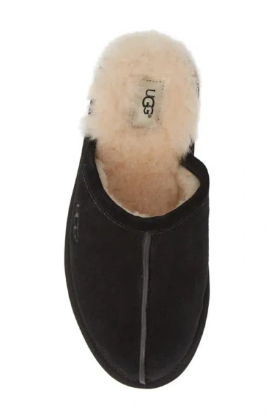 Ugg Scuff Suede Slippers In Black