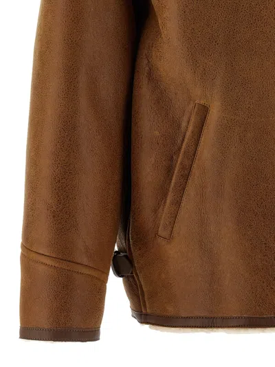 Isabel Marant Shearling Zip-fastening Jacket In Brown