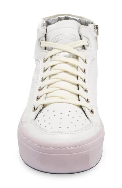 P448 Love Platform Sneaker In Animal Print