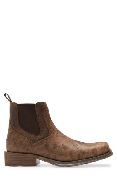 Ariat Midtown Rambler Mid Chelsea Boot In Brown