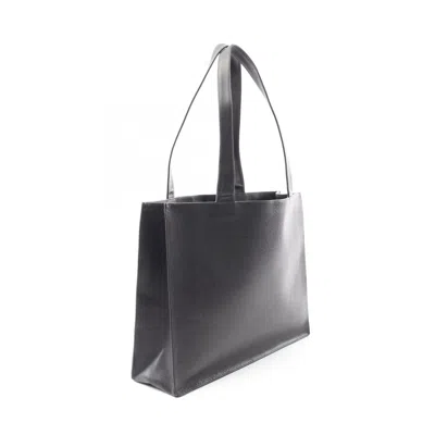 Pre-owned Chanel Black Leather Tote Bag ()