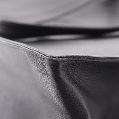 Pre-owned Chanel Black Leather Tote Bag ()