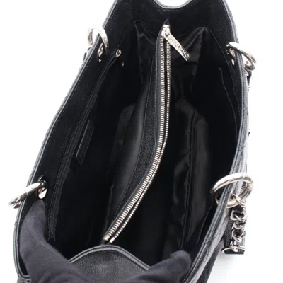 Pre-owned Chanel Black Leather Tote Bag ()