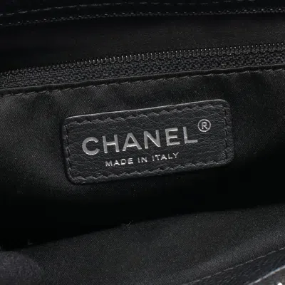 Pre-owned Chanel Black Leather Tote Bag ()