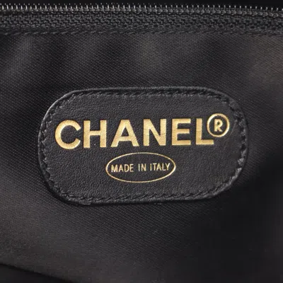 Pre-owned Chanel Black Leather Tote Bag ()