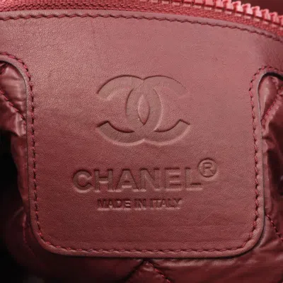 Pre-owned Chanel Black Nylon Leather Tote Bag ()