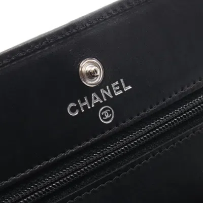 Pre-owned Chanel Black Patent Leather Leather Shoulder Bag ()