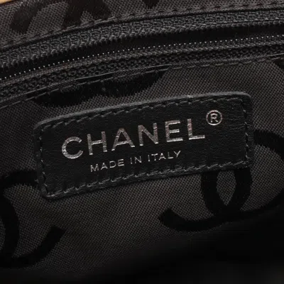 Pre-owned Chanel Black Pink Leather Tote Bag () In Multi