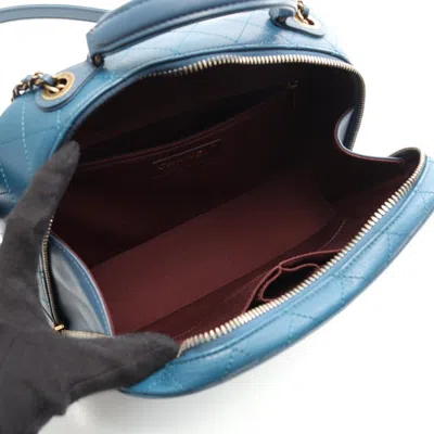 Pre-owned Chanel Blue Leather Shoulder Bag ()