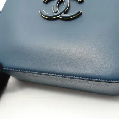 Pre-owned Chanel Blue Leather Shoulder Bag ()