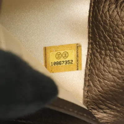 Pre-owned Chanel Brown Leather Long Wallet (bi-fold) ()