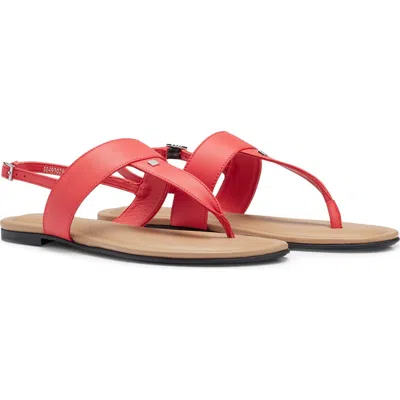 Hugo Boss Boss Jo Slingback Sandal In Animal Print