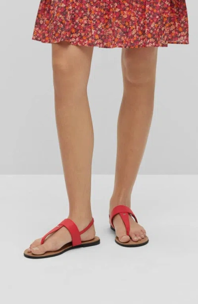 Hugo Boss Boss Jo Slingback Sandal In Animal Print