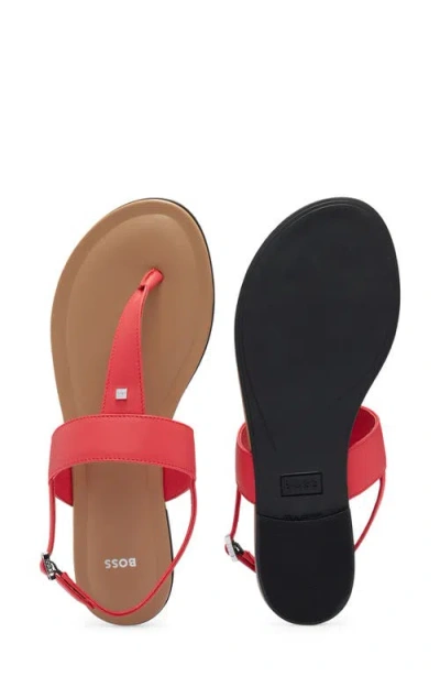 Hugo Boss Boss Jo Slingback Sandal In Animal Print