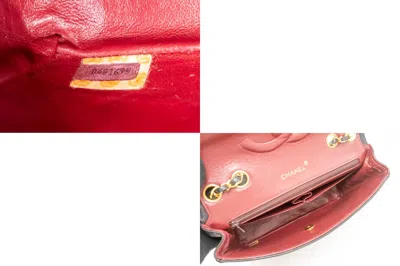 Pre-owned Chanel Flap Bag Black Leather Shoulder Bag ()