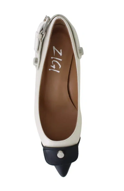 Ziginy Margit Cap Toe Pump In Multi