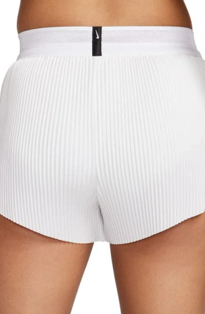 Nike Dri-fit Aeroswift Running Shorts In White