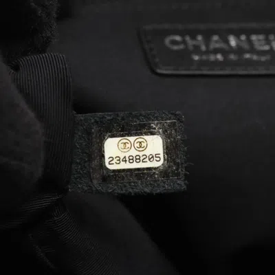 Pre-owned Chanel Matelasse Black Leather Tote Bag ()