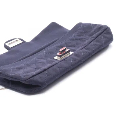 Pre-owned Chanel Navy Shoulder Bag () In Blue