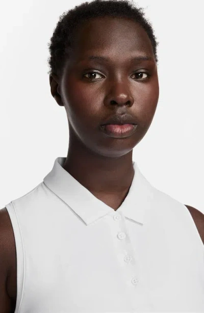 Nike Victory Dri-fit Sleeveless Polo In Transparent