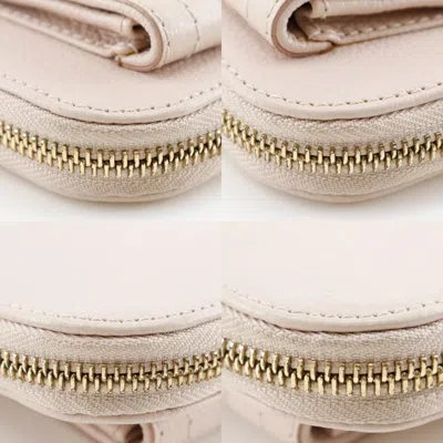 Pre-owned Chloé Pink Leather Long Wallet (bi-fold) ()