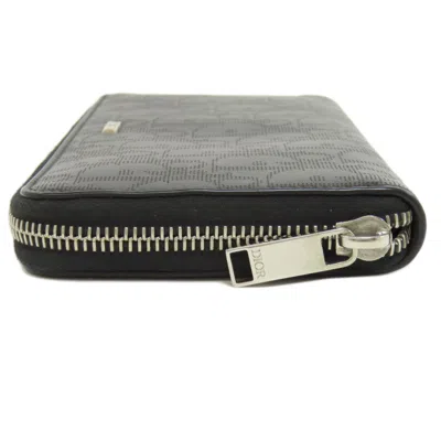 Pre-owned Dior Christian  Black Leather Long Wallet (bi-fold) ()