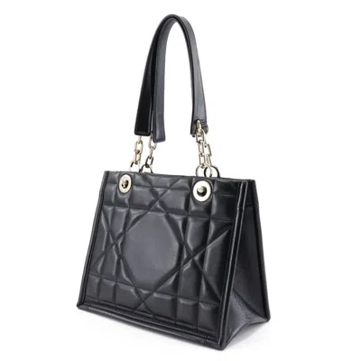 Pre-owned Dior Christian  Black Leather Tote Bag ()