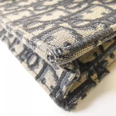 Pre-owned Dior Christian  Blue Canvas Chain/shoulder Wallet ()