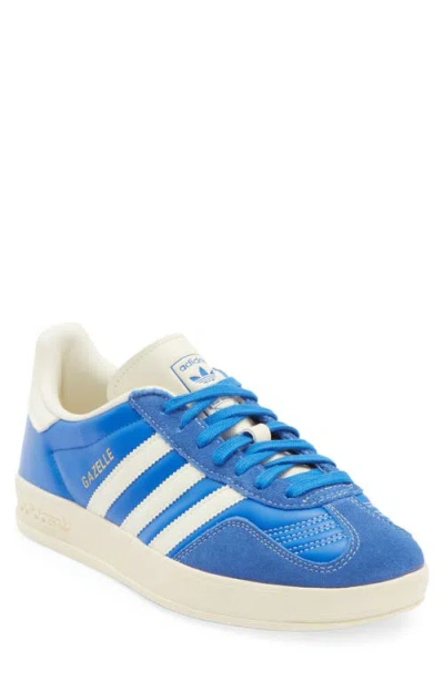 Adidas Originals Gazelle Indoor Suede Low-top Sneakers In Blue