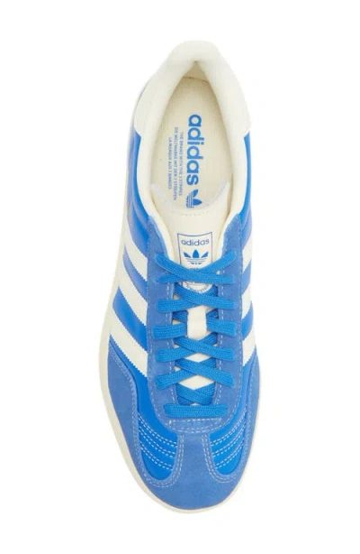 Adidas Originals Gazelle Indoor Suede Low-top Sneakers In Blue
