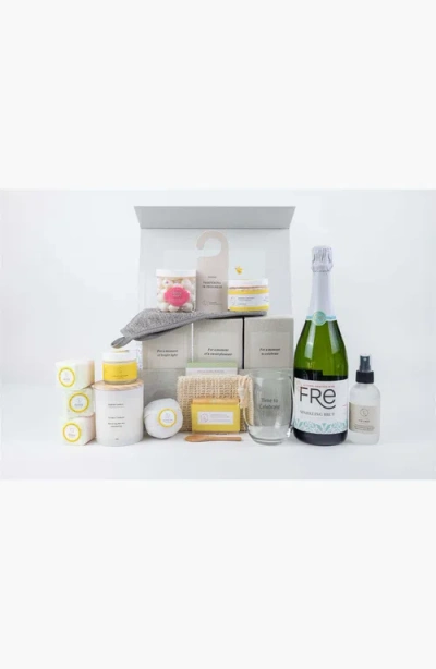 Lizush Congratulations Gift Basket In Gray