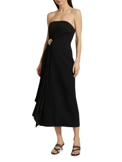 Acler Women's Whitnell Bandeau Midi-dress In Black
