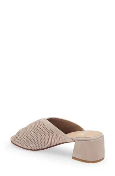 Eileen Fisher Fave Block Heel Slide Sandal In Pink