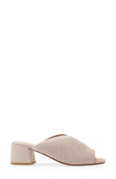Eileen Fisher Fave Block Heel Slide Sandal In Pink