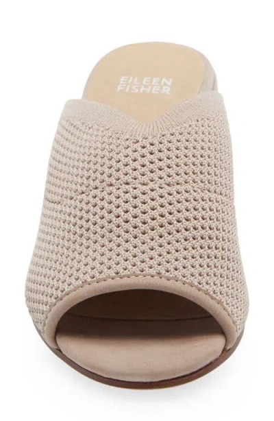 Eileen Fisher Fave Block Heel Slide Sandal In Pink