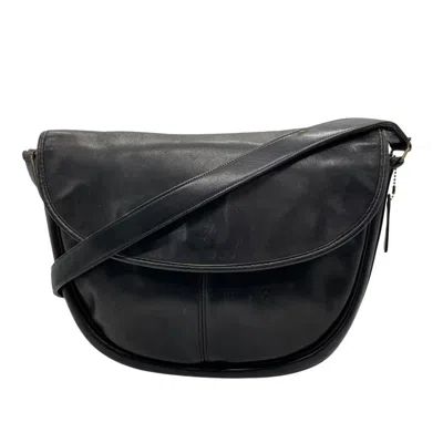 Pre-owned Coach Black Leather Shoulder Bag ()
