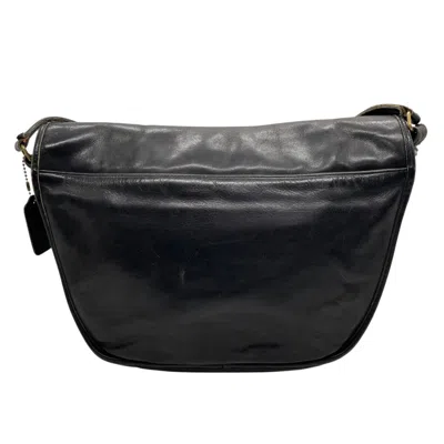 Pre-owned Coach Black Leather Shoulder Bag ()