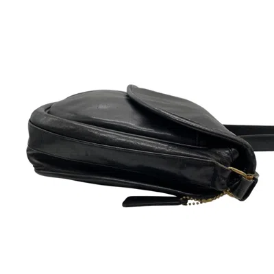 Pre-owned Coach Black Leather Shoulder Bag ()